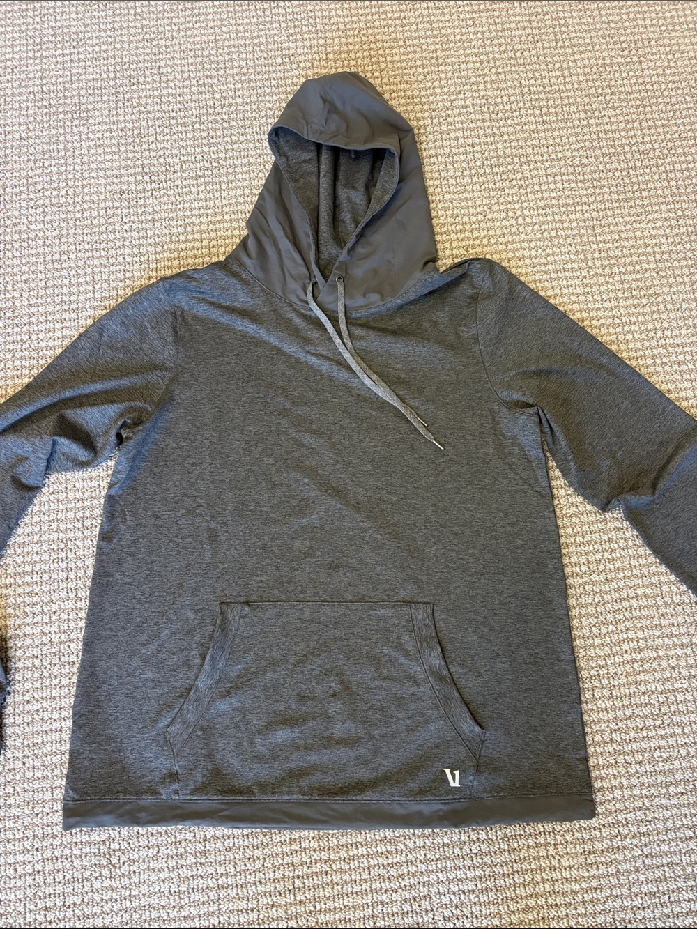 Vuori Sunday Element Hoodie Mens Medium Charcoal Heather